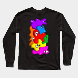 Blob Monnsters Long Sleeve T-Shirt